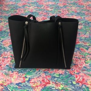 Chelsea28 Leigh Faux Leather Tote & Zip Pouch